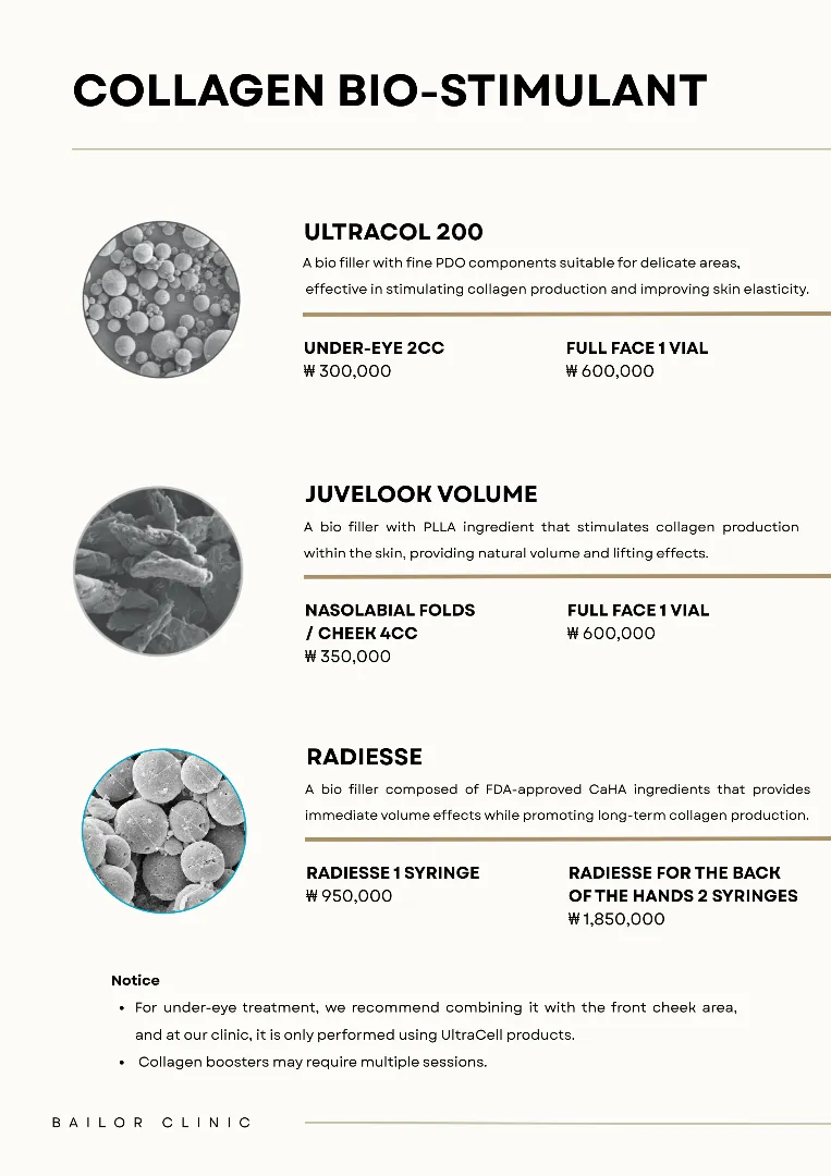 Bailor Clinic price list 23 - treatment costs and packages